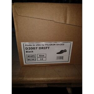 Therapeutic Shoe for Men - Drift D2007 I Pilgrim Shoes Black 12